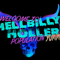 Hellbilly Holler - skull antlers logo